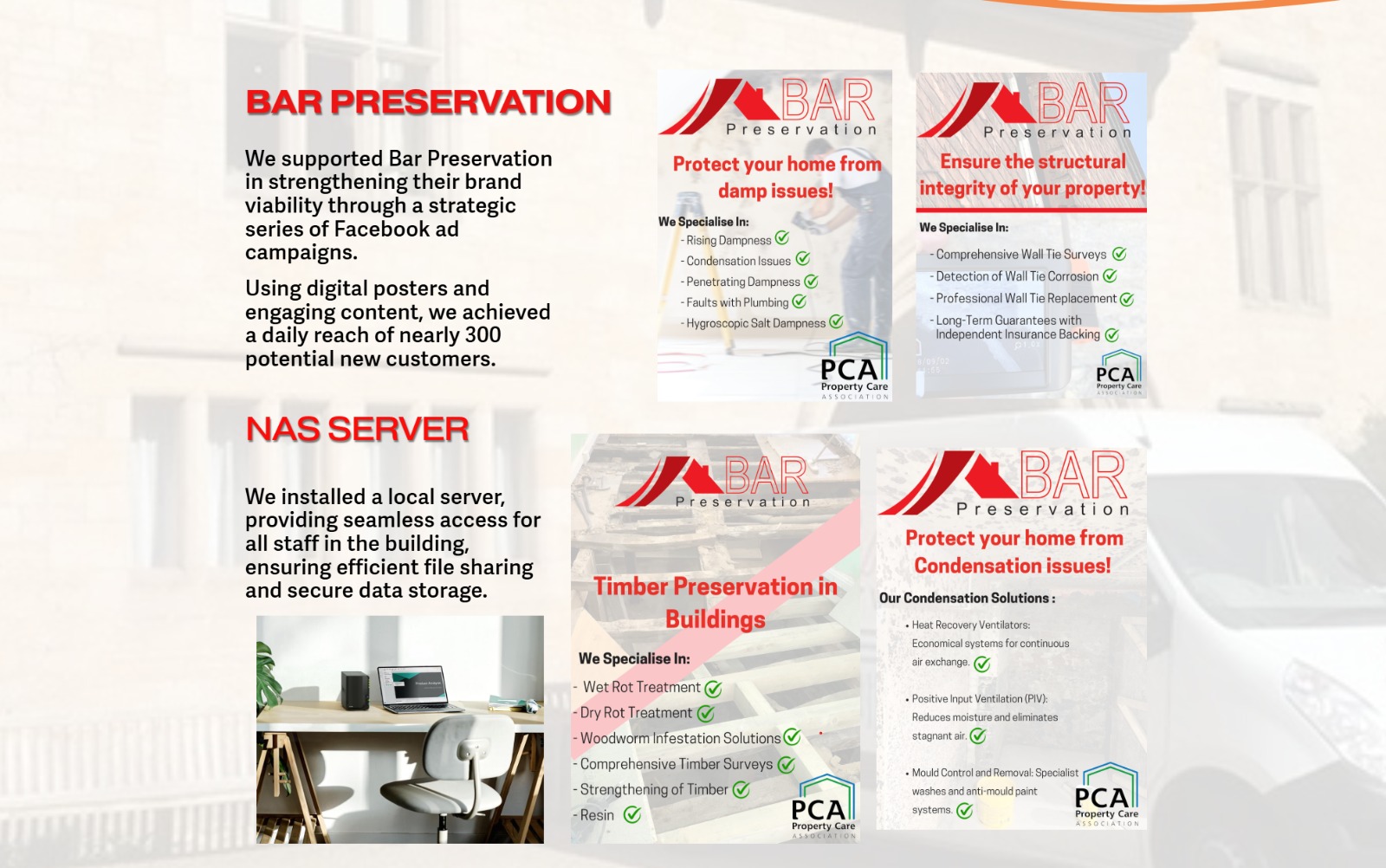 Bar Preservation poster work sample