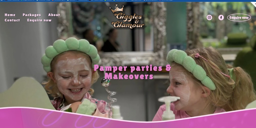 Client project image for Giggles and Glamour