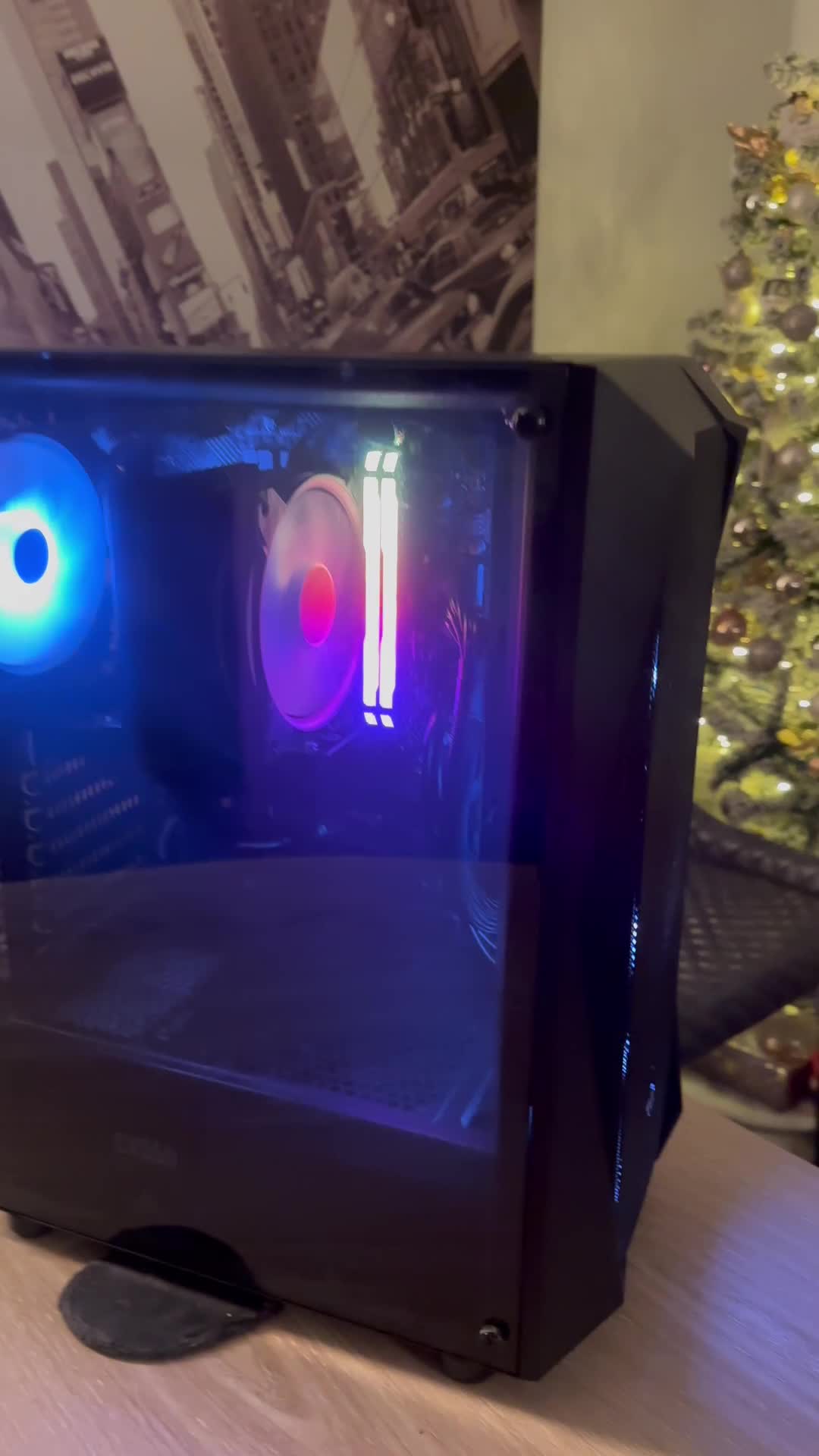 Custom PC build showreel poster